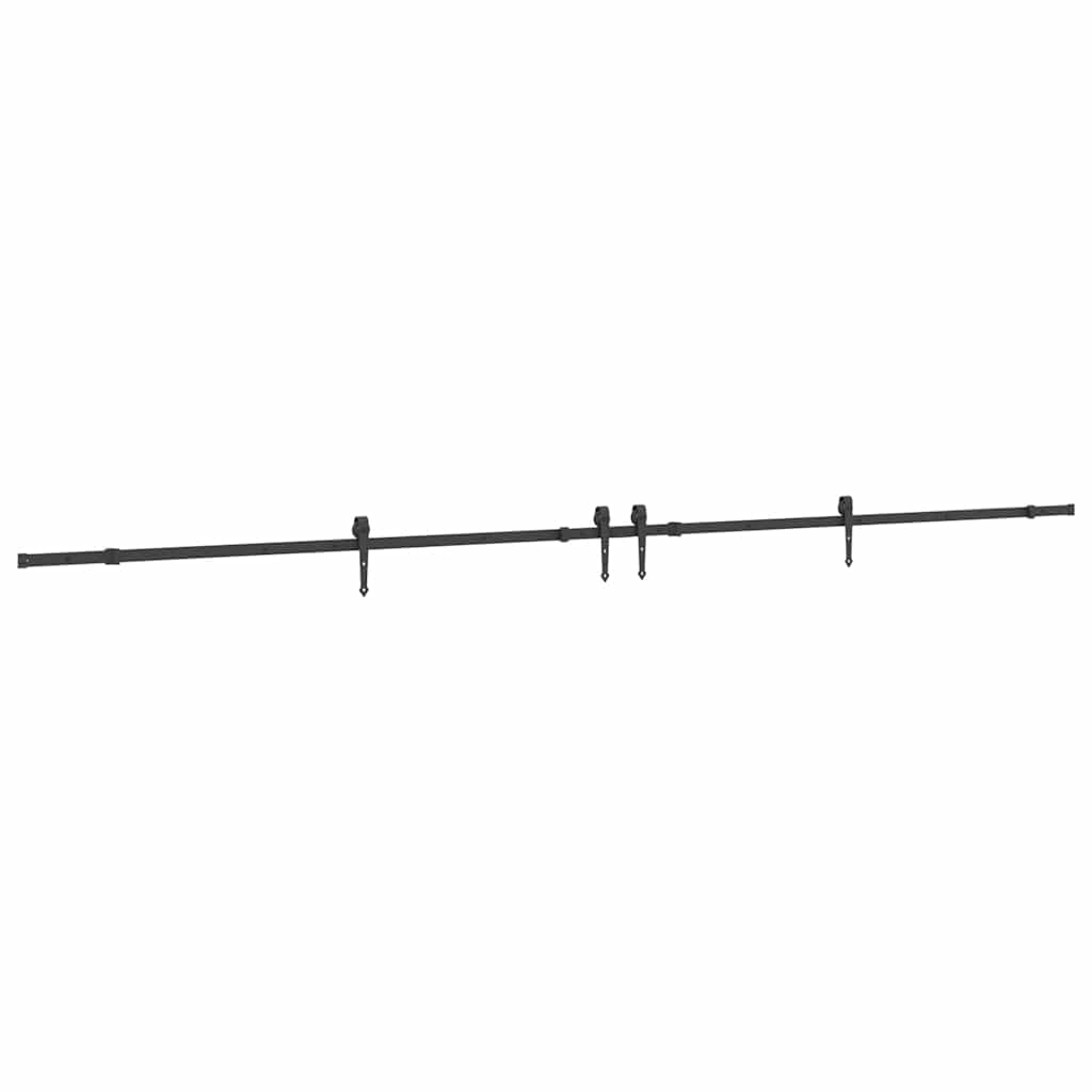 Sada Příslušenství Pro Posuvné Dveře 427 Cm Ocelová Černá