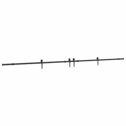 Sada Příslušenství Pro Posuvné Dveře 427 Cm Ocelová Černá