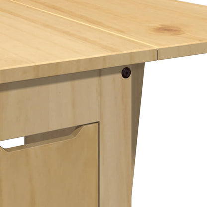 5Dílný Jídelní Set Butterfly Corona Skládací Hnědý Borovice