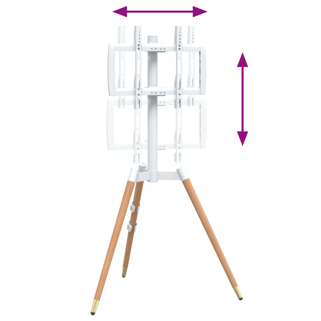 Stojan Na Tv Trojnožka 37"–65" Max. Vesa 400 X 400 Mm 40 Kg
