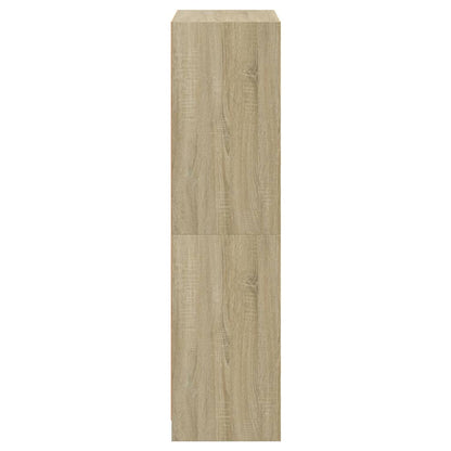 Highboard S Dvířky 68 X 37 X 142 Cm Kompozitní Dřevo