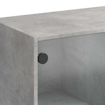 Příborník Betonově Šedý 102 X 37 X 75,5 Cm Kompozitní Dřevo