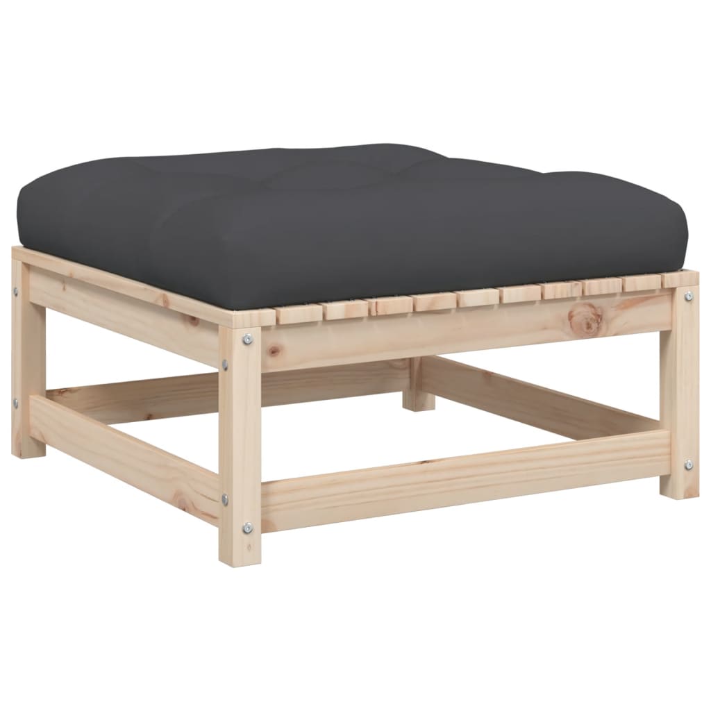 6Dílná Zahradní Sedací Souprava S Poduškami Masivní Borovice