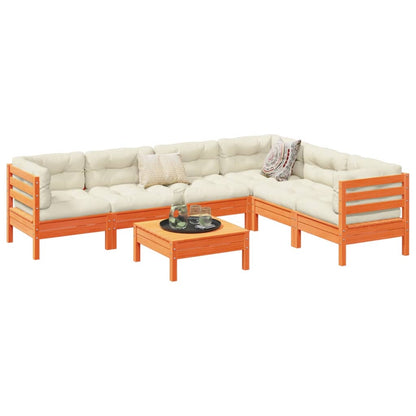 7Dílná Zahradní Sedací Souprava Podušky Borovice