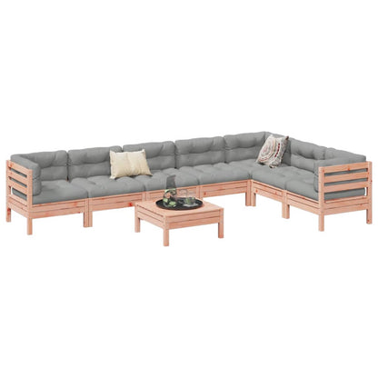 8Dílná Zahradní Sedací Souprava A Podušky Impregnovaná Borovice