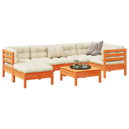 7Dílná Zahradní Sedací Souprava A Podušky Impregnovaná Borovice