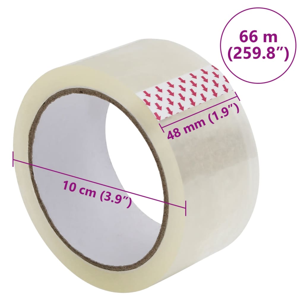 Lepicí Páska 72 Ks Průhledná 48 Mm X 66 M