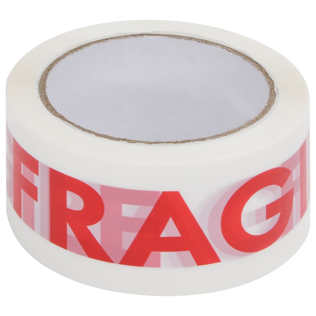 Lepicí Páska 12 Ks S Potiskem Fragile Bílá 48 Mm X 66 M