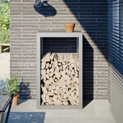 Stojan Na Palivové Dřevo Černý Ocel