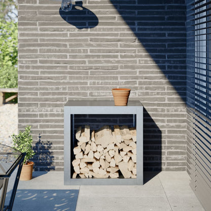 Stojan Na Palivové Dřevo Černý Ocel