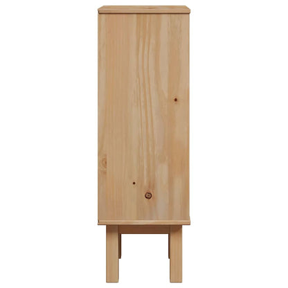 Koupelnová Skříňka Otta 35 X 30 X 90 Cm Masivní Borové Dřevo