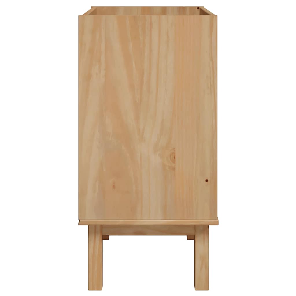 Koupelnová Skříňka Pod Umyvadlo Otta 59X40X80 Cm Masiv Borovice Taupe