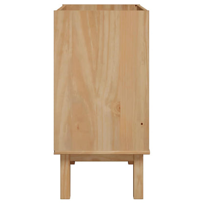 Koupelnová Skříňka Pod Umyvadlo Otta 59X40X80 Cm Masiv Borovice Taupe