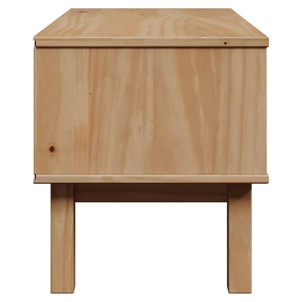 Lavice Do Předsíně Otta 80 X 40 X 45 Cm Masivní Borovice Taupe