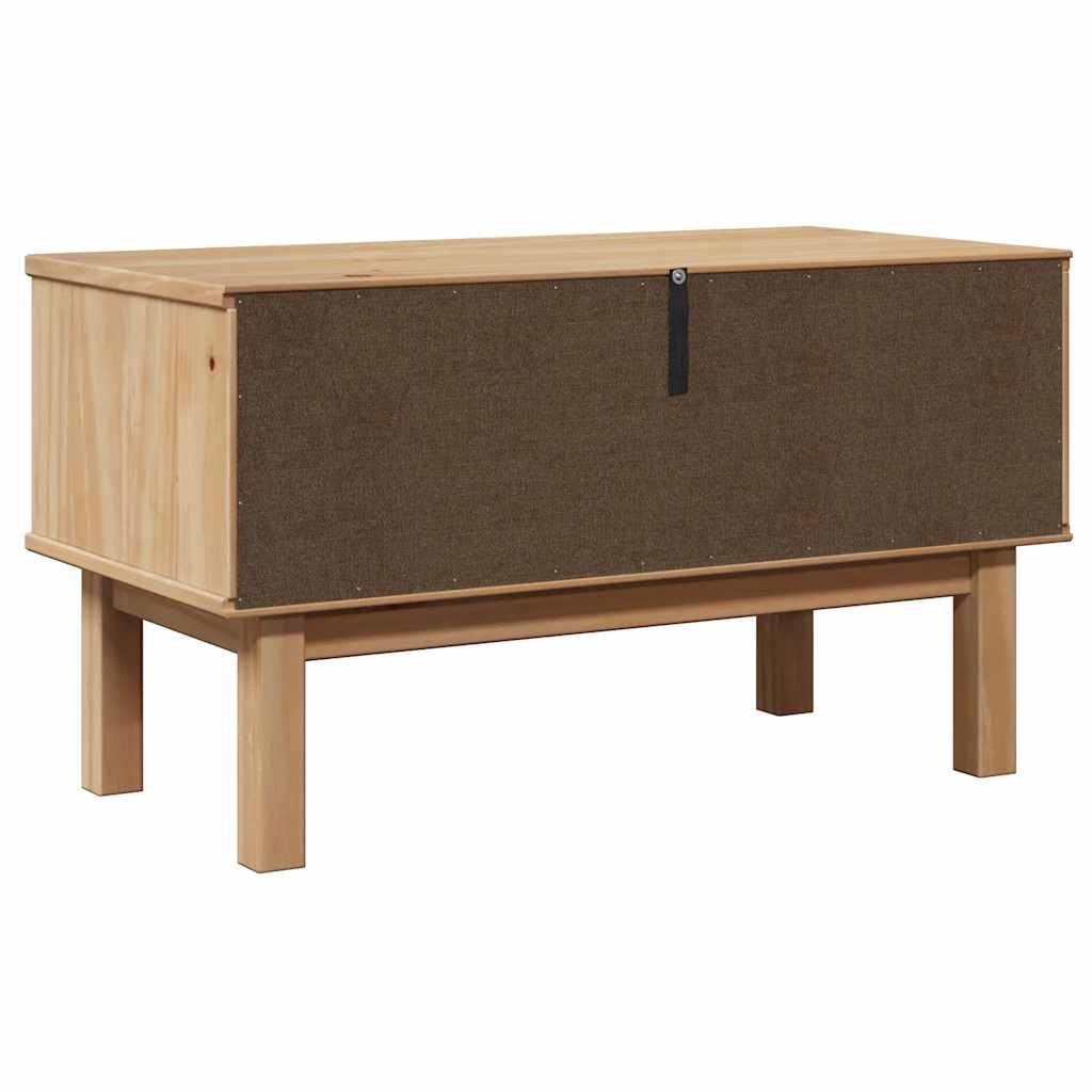 Lavice Do Předsíně Otta 80 X 40 X 45 Cm Masivní Borovice Taupe