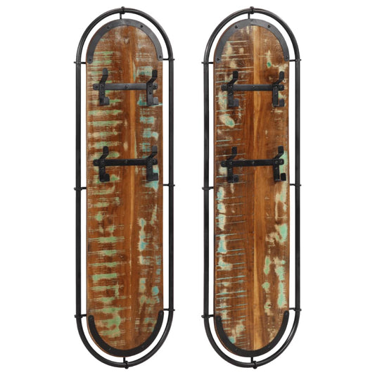 Nástěnné Věšáky Se 4 Háčky 2 Ks