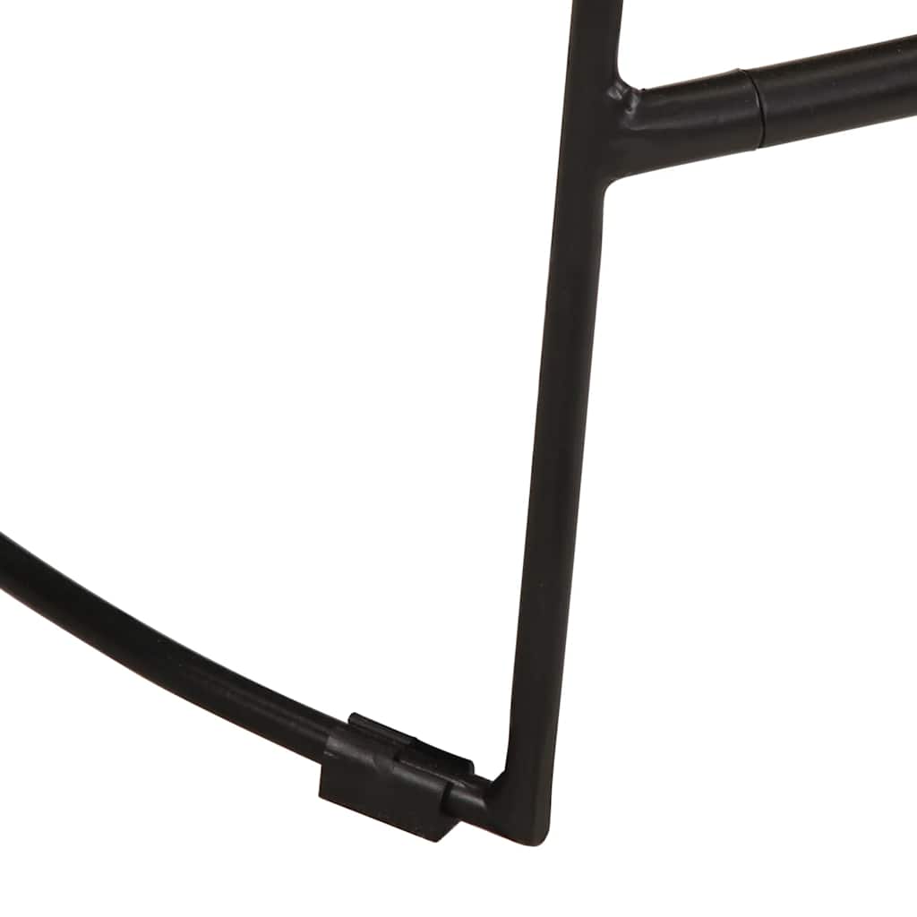 Barové Stoličky 2 Ks Masivní Dřevo Mango Hnědo-Černá