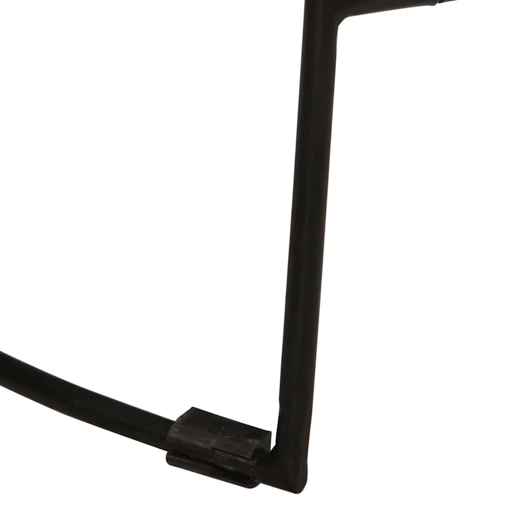 Barové Stoličky 2 Ks Masivní Dřevo Mango Tmavě Hnědá A Černá