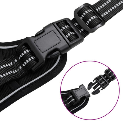 Potroj Pro Py Reflexními Popruhy Natavitelný Černý