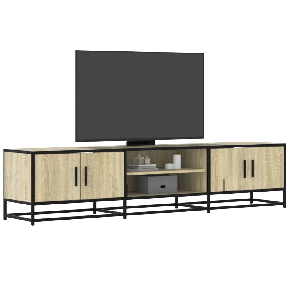 Tv Skříňka 100 X 35 X 41 Cm Kompozitní Dřevo A Kov