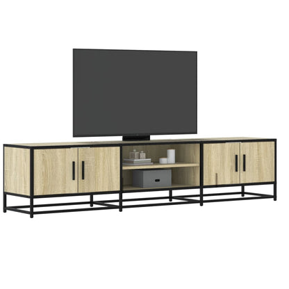 Tv Skříňka 100 X 35 X 41 Cm Kompozitní Dřevo A Kov