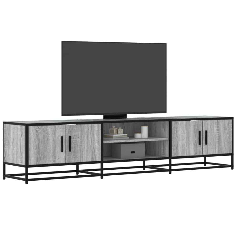 Tv Skříňka 100 X 35 X 41 Cm Kompozitní Dřevo A Kov