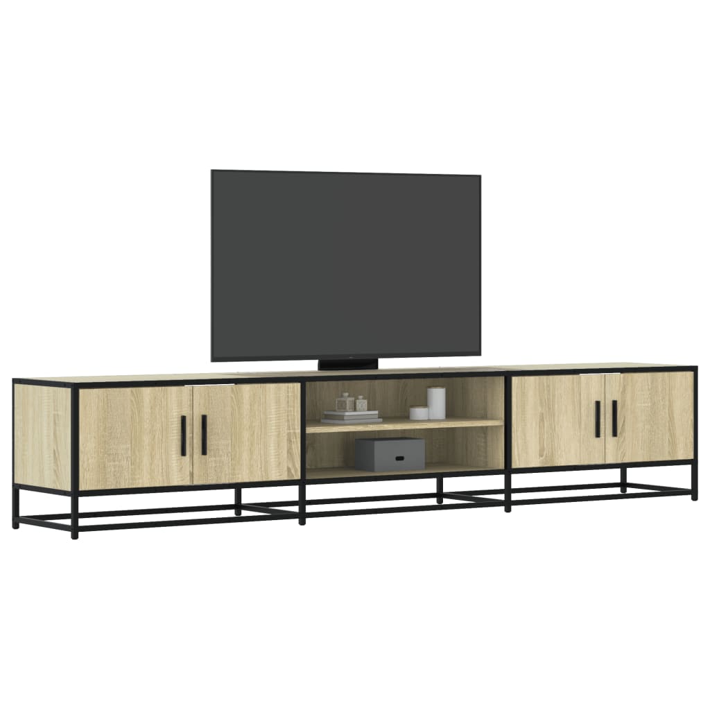 Tv Skříňka 100 X 35 X 41 Cm Kompozitní Dřevo A Kov