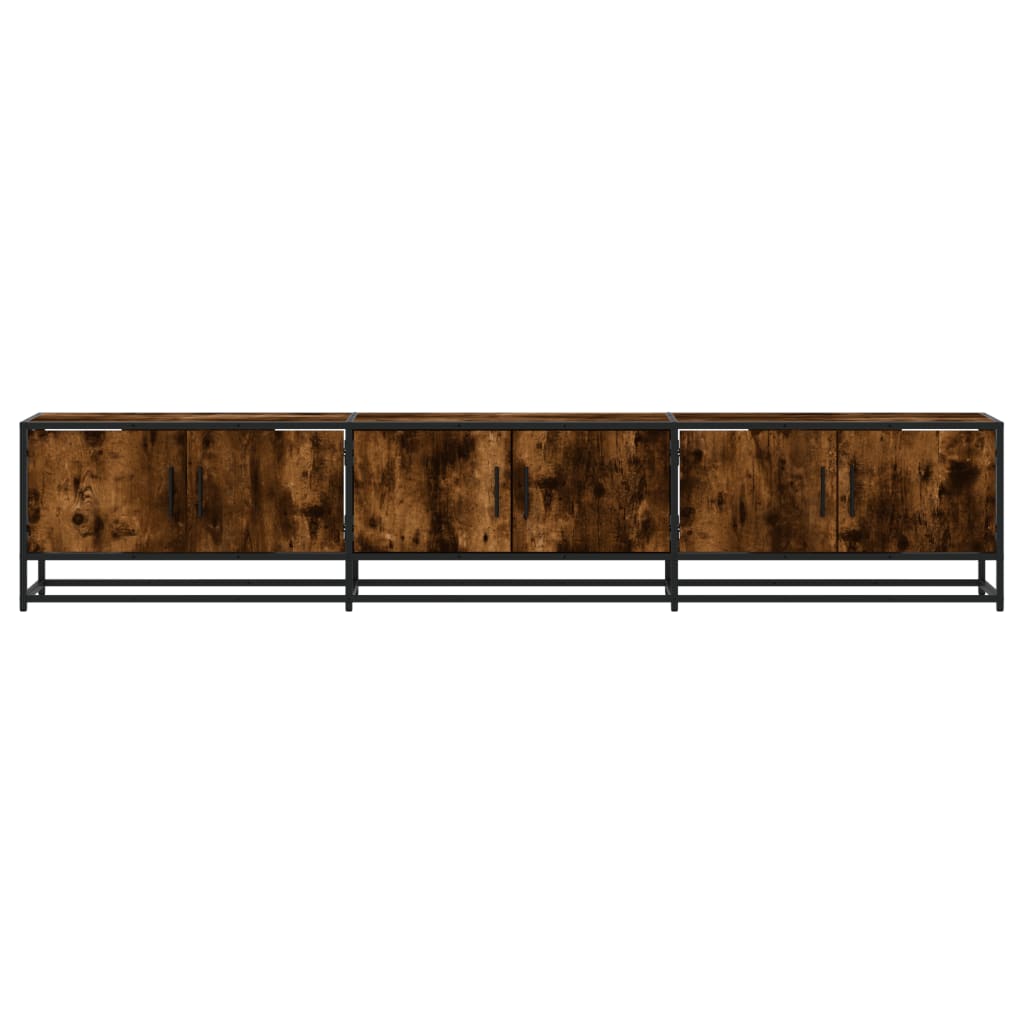 Tv Skříňka Kouřový Dub 210 X 35 X 41 Cm Kompozitní Dřevo