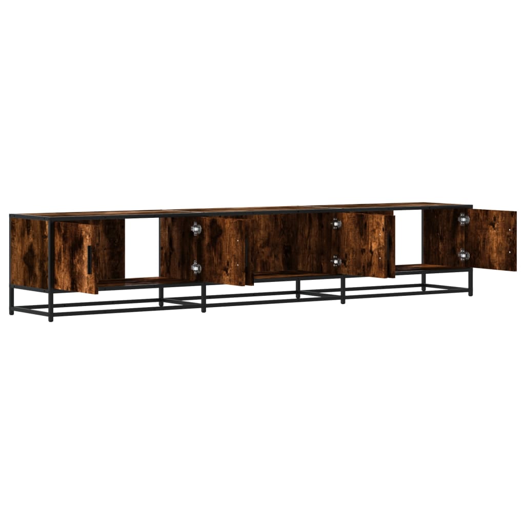 Tv Skříňka Kouřový Dub 210 X 35 X 41 Cm Kompozitní Dřevo