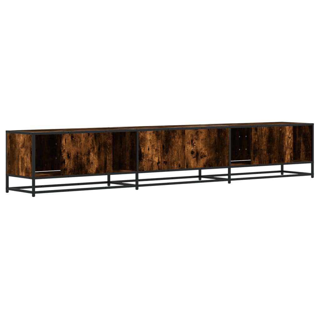 Tv Skříňka Kouřový Dub 240 X 35 X 41 Cm Kompozitní Dřevo