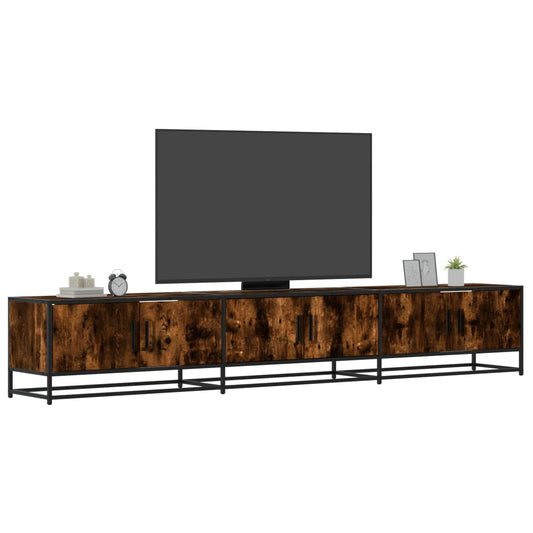 Tv Skříňka Kouřový Dub 240 X 35 X 41 Cm Kompozitní Dřevo