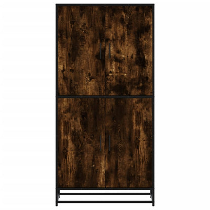 Skříň Highboard 68 X 35 X 139 Cm Kompozitní Dřevo