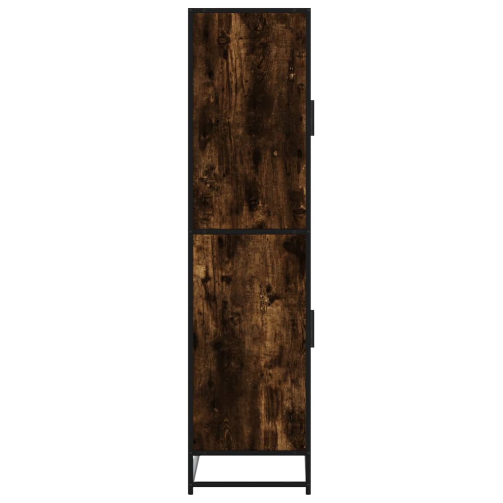 Skříň Highboard 68 X 35 X 139 Cm Kompozitní Dřevo