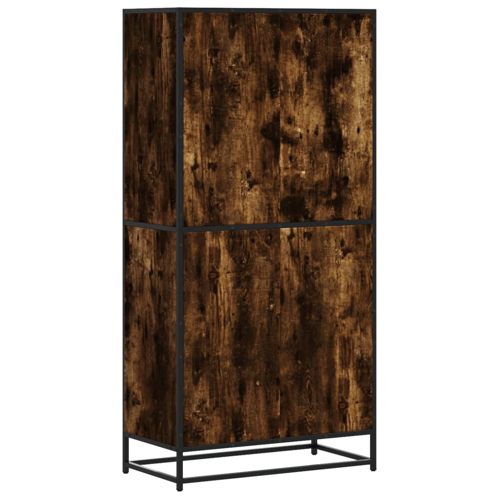 Skříň Highboard 68 X 35 X 139 Cm Kompozitní Dřevo