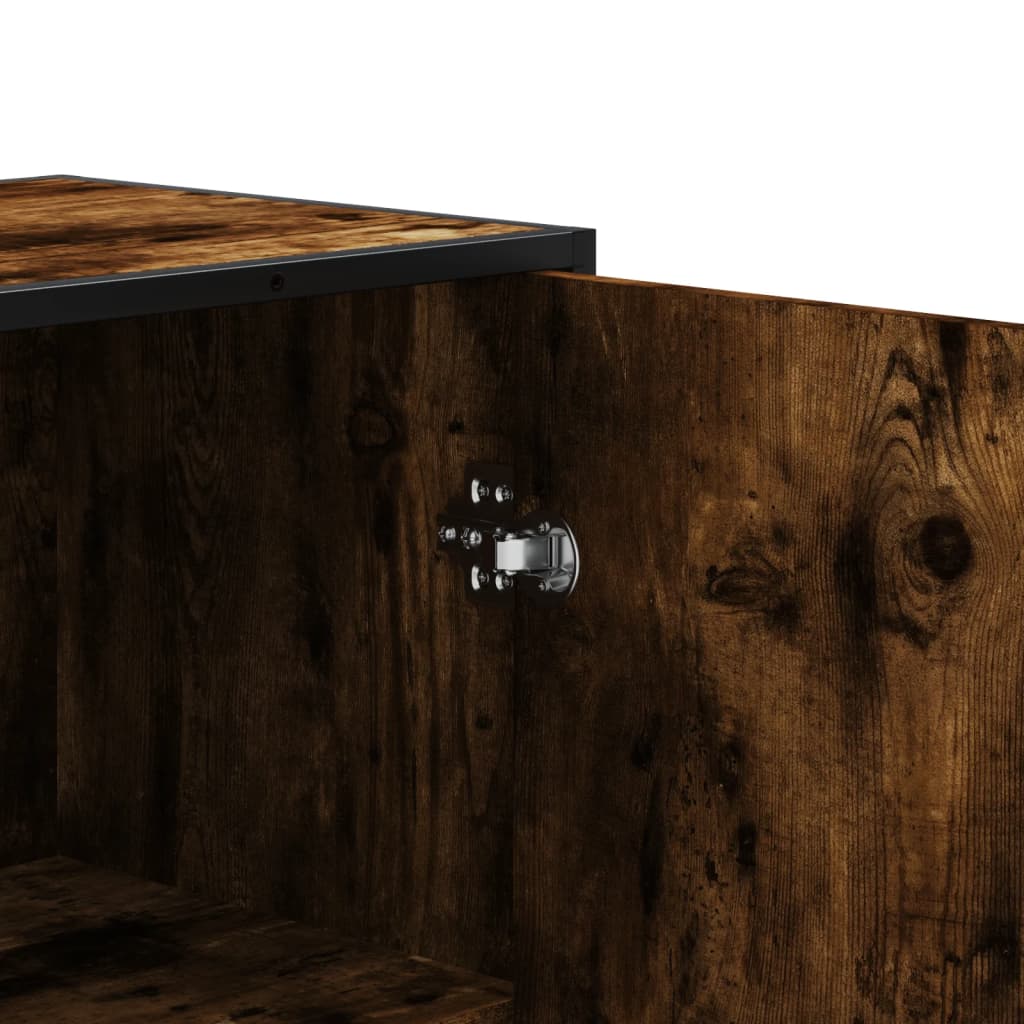 Skříň Highboard 68 X 35 X 139 Cm Kompozitní Dřevo