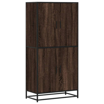 Skříň Highboard 68 X 35 X 139 Cm Kompozitní Dřevo