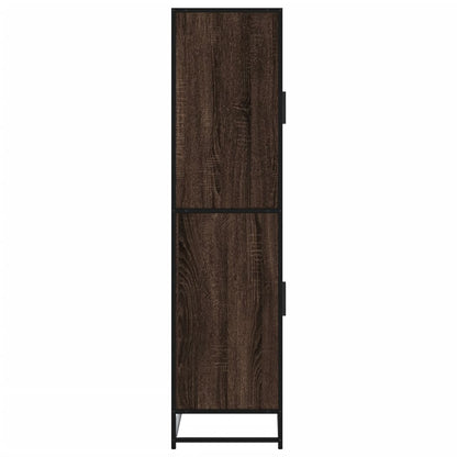 Skříň Highboard 68 X 35 X 139 Cm Kompozitní Dřevo