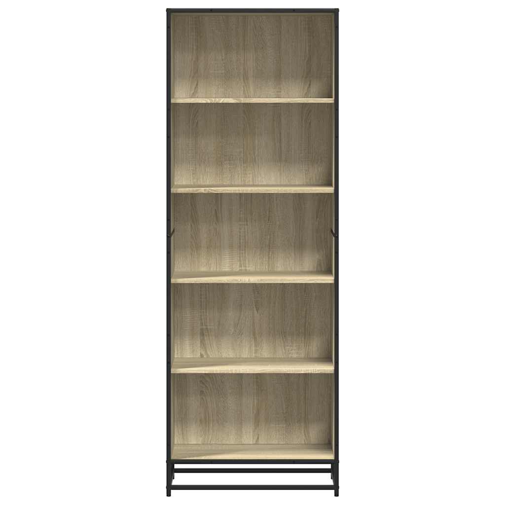 Knihovna 60 X 35 X 170,5 Cm Kompozitní Dřevo Dub Sonoma