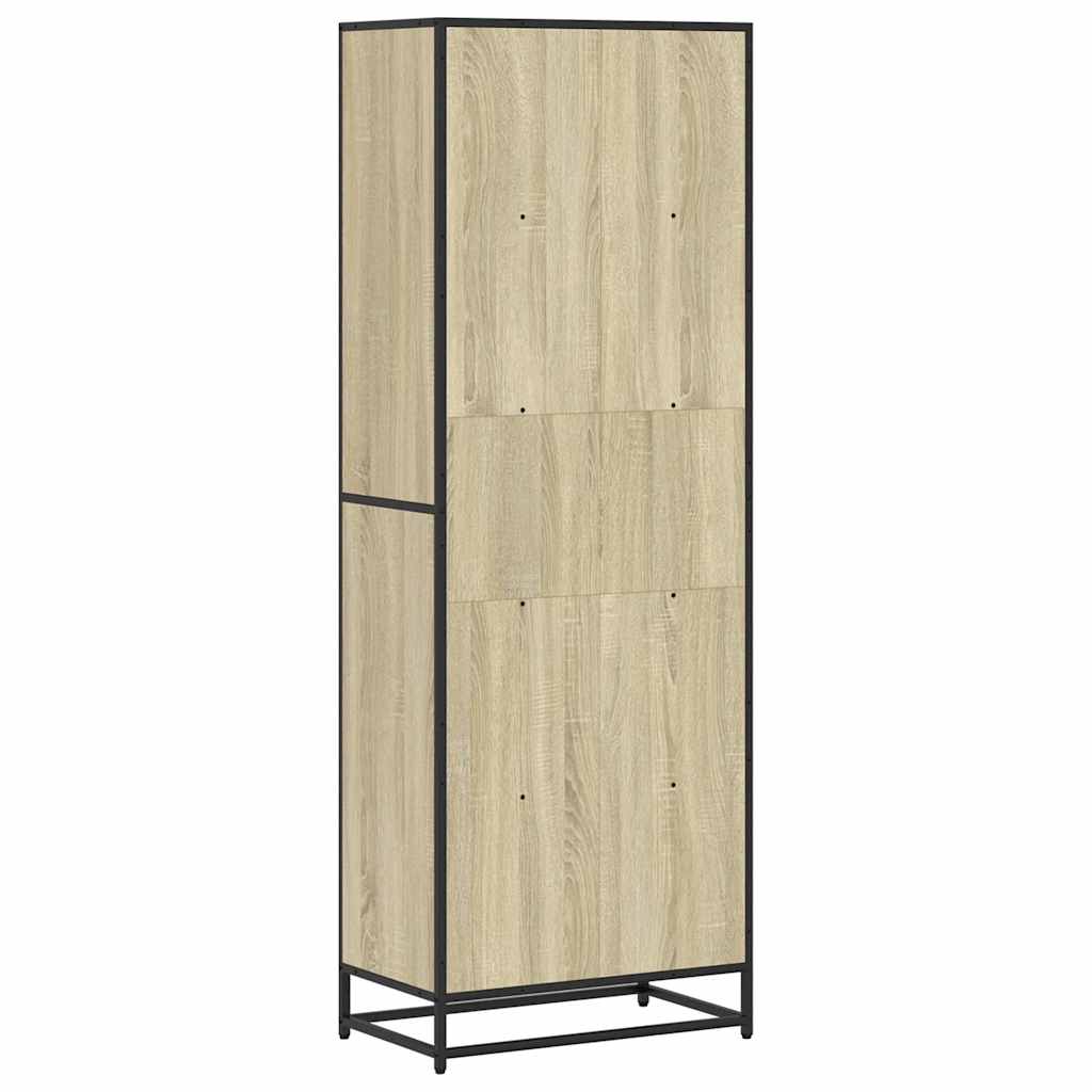 Knihovna 60 X 35 X 170,5 Cm Kompozitní Dřevo Dub Sonoma