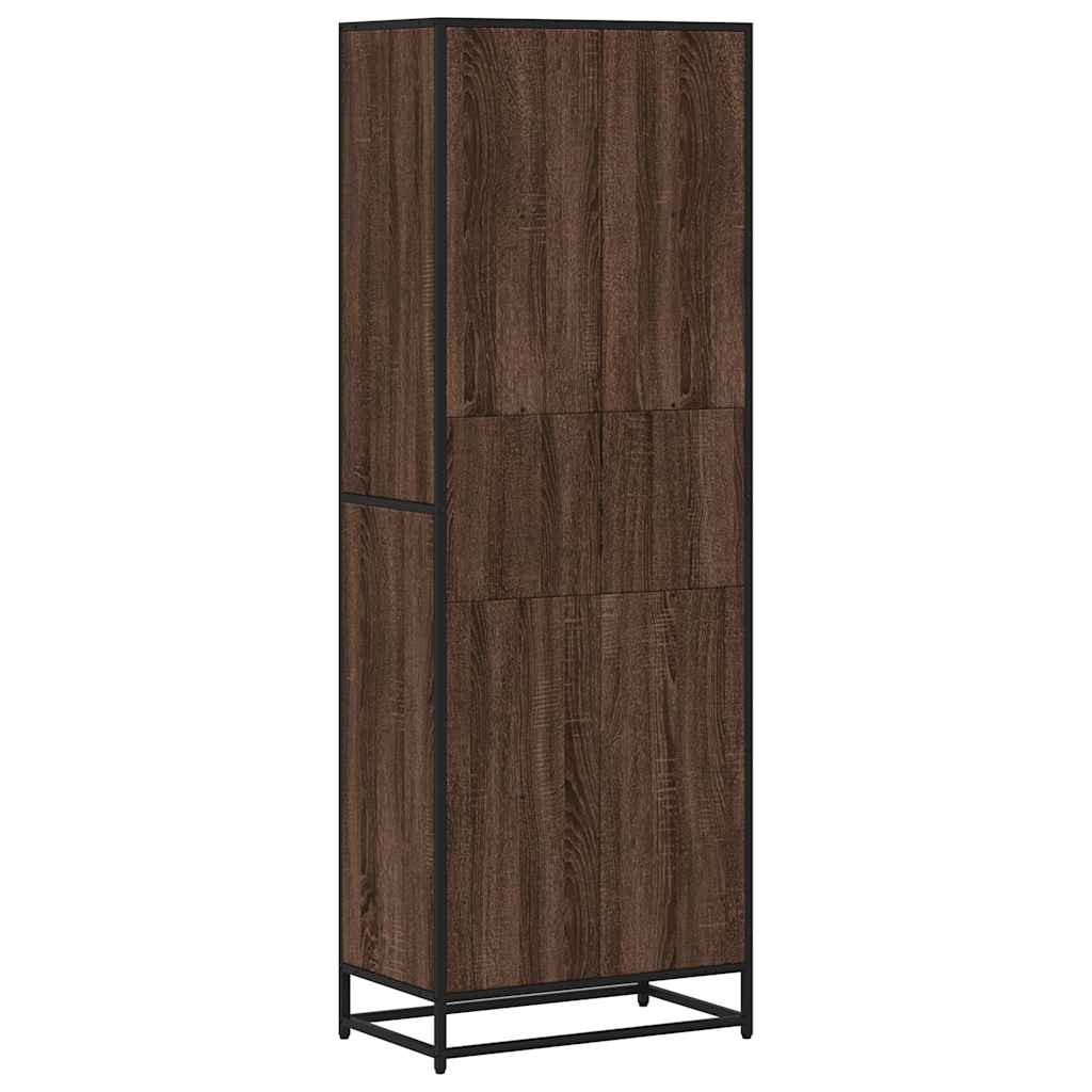 Knihovna 60 X 35 X 170,5 Cm Kompozitní Dřevo Hnědý Dub