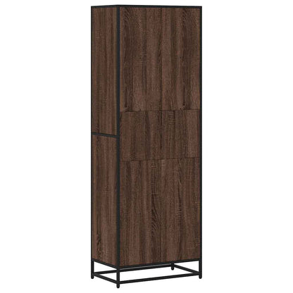 Knihovna 60 X 35 X 170,5 Cm Kompozitní Dřevo Hnědý Dub
