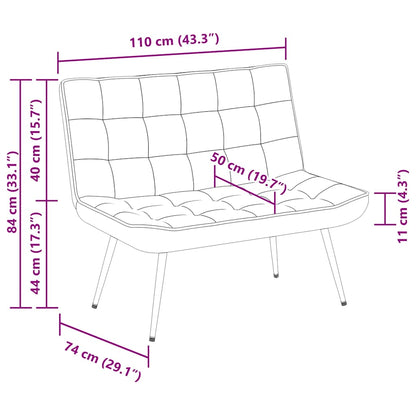 Lavice 110X74X84 Cm Samet