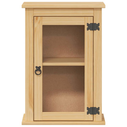 Koupelnová Nástěnná Skříňka Corona 45X27X64,5 Cm Masiv Borovice