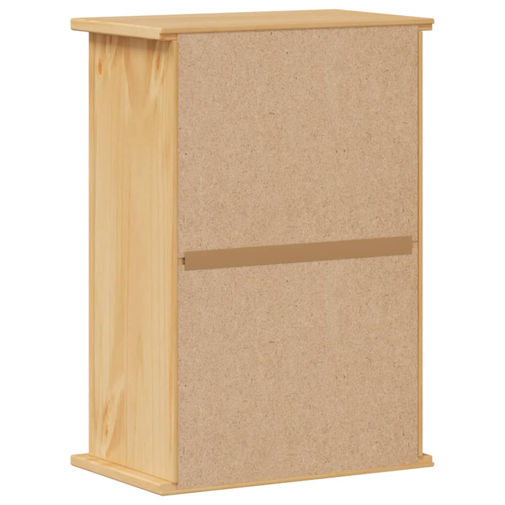 Koupelnová Nástěnná Skříňka Corona 45X27X64,5 Cm Masiv Borovice