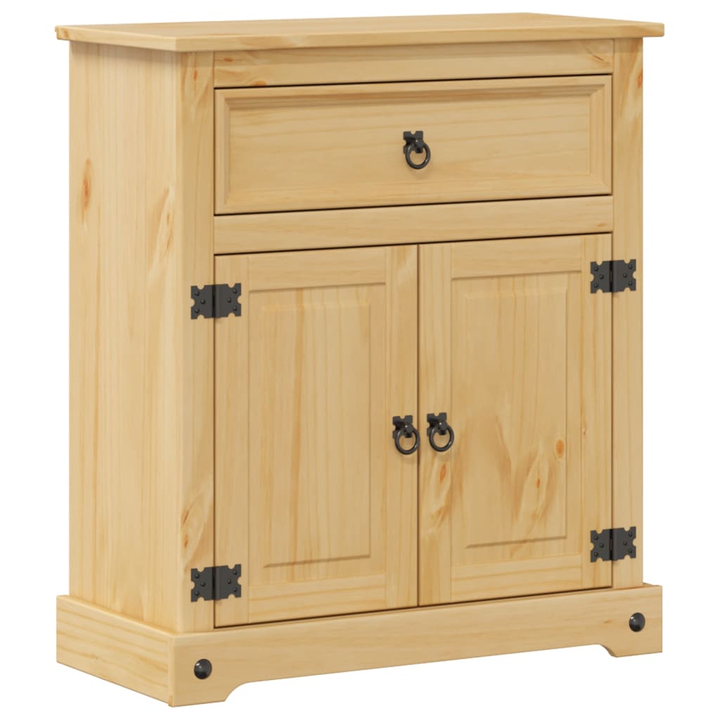 Koupelnová Skříňka Corona 70 X 33 X 80 Cm Masivní Borové Dřevo Dub Sonoma
