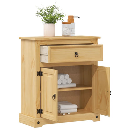 Koupelnová Skříňka Corona 70 X 33 X 80 Cm Masivní Borové Dřevo Dub Sonoma
