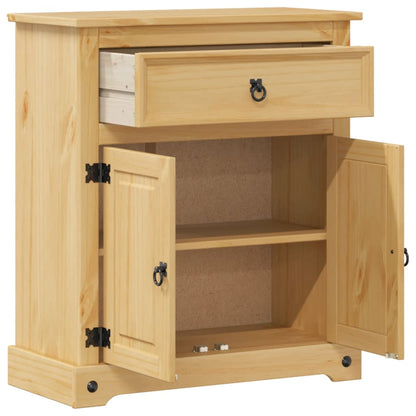 Koupelnová Skříňka Corona 70 X 33 X 80 Cm Masivní Borové Dřevo Dub Sonoma