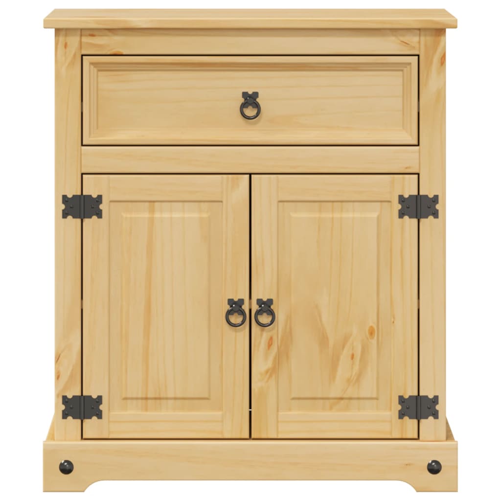 Koupelnová Skříňka Corona 70 X 33 X 80 Cm Masivní Borové Dřevo Dub Sonoma