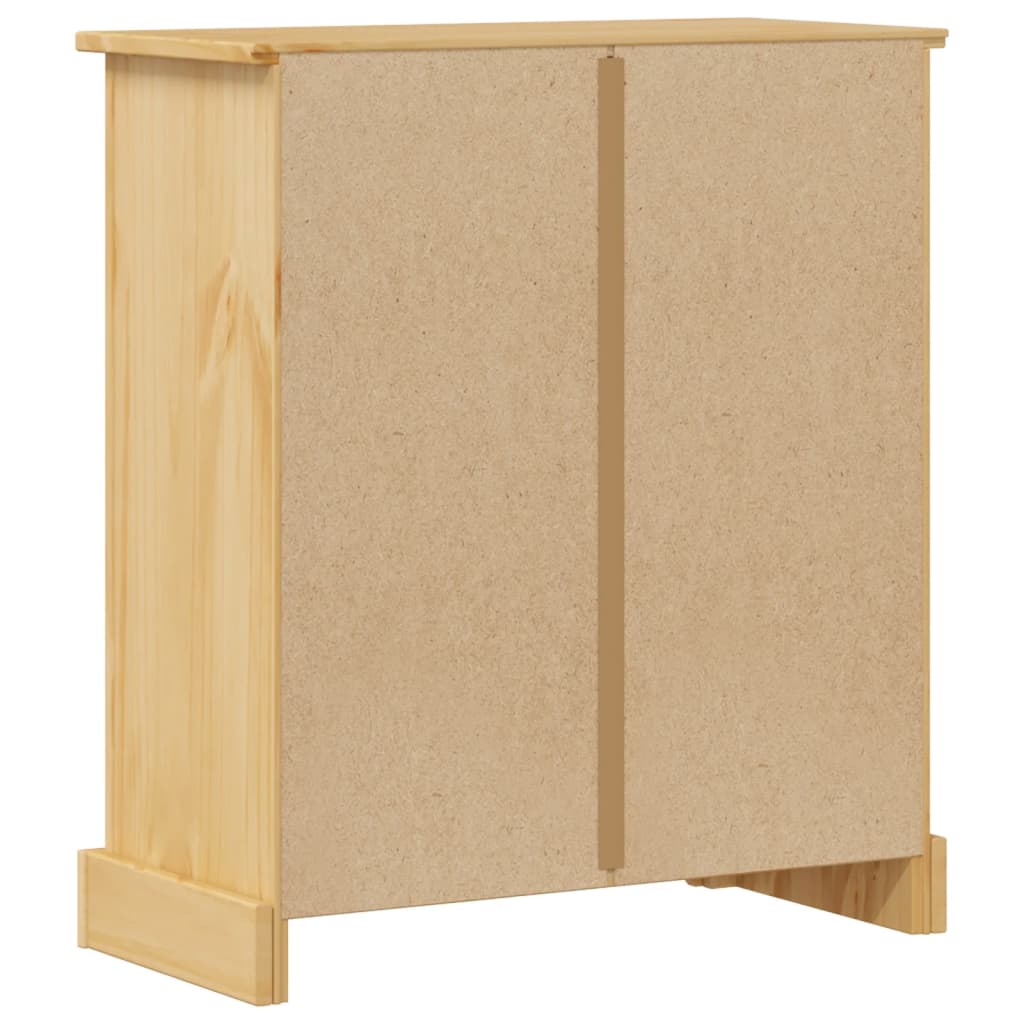 Koupelnová Skříňka Corona 70 X 33 X 80 Cm Masivní Borové Dřevo Dub Sonoma