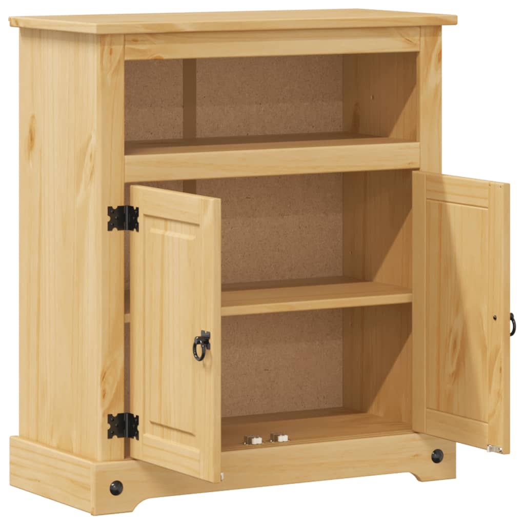 Koupelnová Skříňka Corona 70 X 33 X 80 Cm Masivní Borové Dřevo Dub Sonoma